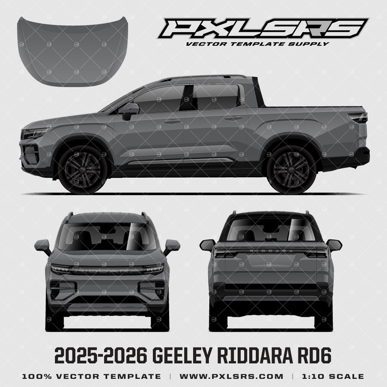 2025-2026 Geely Riddara RD6 - Vector Template