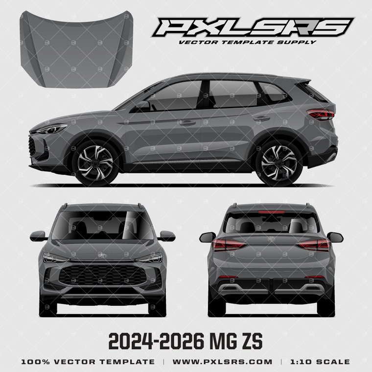 2024-2026 MG ZS '100% Vector' Template