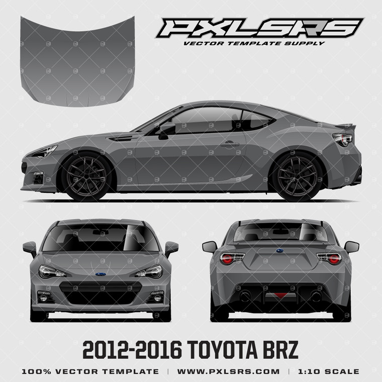 2012-2016 Subaru BRZ 'Vector' Template