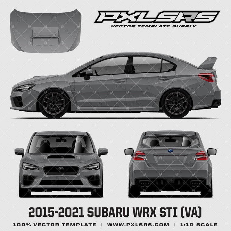 2015-2021 Subaru WRX STI (VA) 'Vector' Template