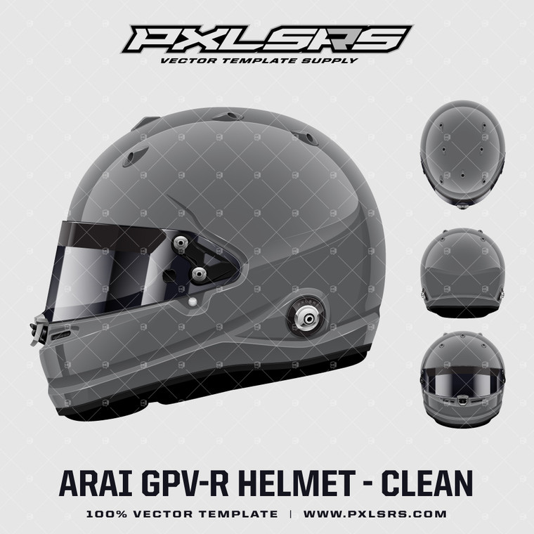 Arai GPV-R Helmet – Clean  'Vector' Template