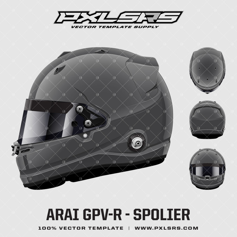 Arai GPV-R Helmet – Spoiler  'Vector' Template