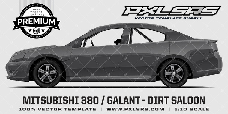 Mitsubishi 380 / Galant - Dirt Saloon 'Premium' Vector Template