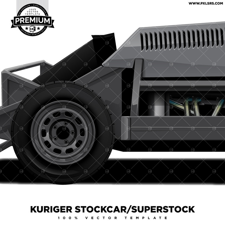 STOCKCAR / SUPERSTOCK - Kuiger Chassis 'Premium' Vector Template ...