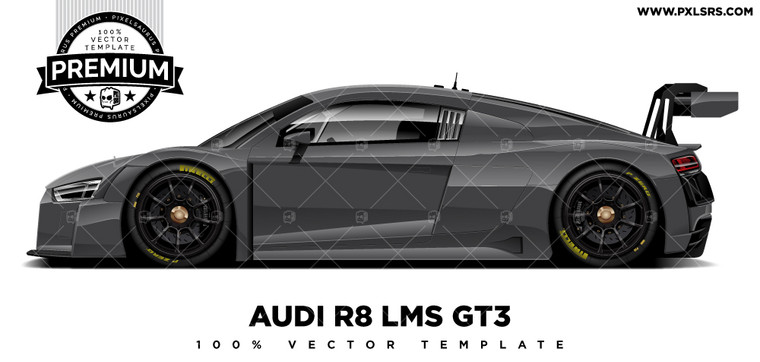 Audi R8 LMS GT3 'Premium' Vector Template