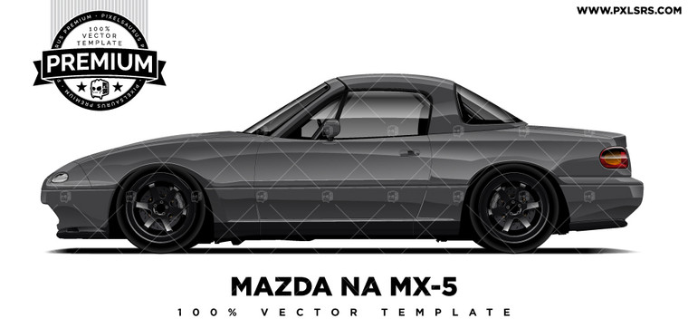 Mazda NA MX-5 'Premium' Vector Template