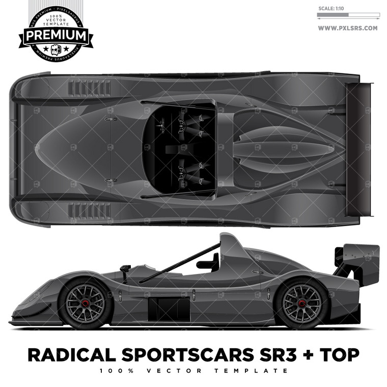 Radical Sportscars SR3 + Top 'Premium' Template