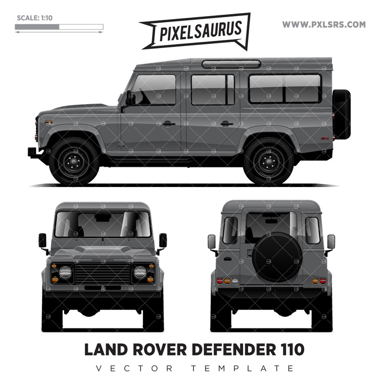 Land Rover Defender 110 'Vector' Template