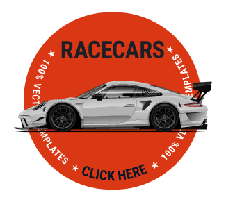 Pixelsaurus Race Car Templates