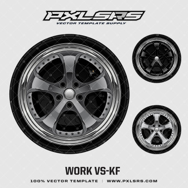 Work VS-KF 'Premium' Vector Wheel - Pixelsaurus