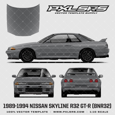 1989-1994 Nissan Skyline R32 GTR (BNR32) 'Vector' Template