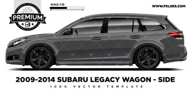 Tappetini Auto Su Misura MTM Per Subaru Legacy V Wagon (BR) 2009-2014 – Set 4 Pezzi In Moquette Nera Con Bordo Antiscivolo – Made In Italy