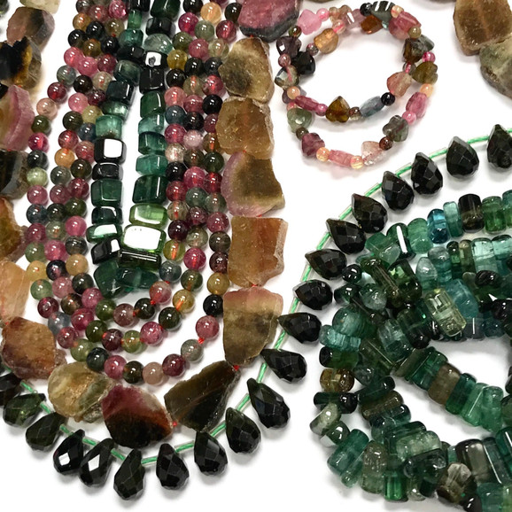 Tourmaline Gemstone Beads Create Pure Joy at A Grain of Sand