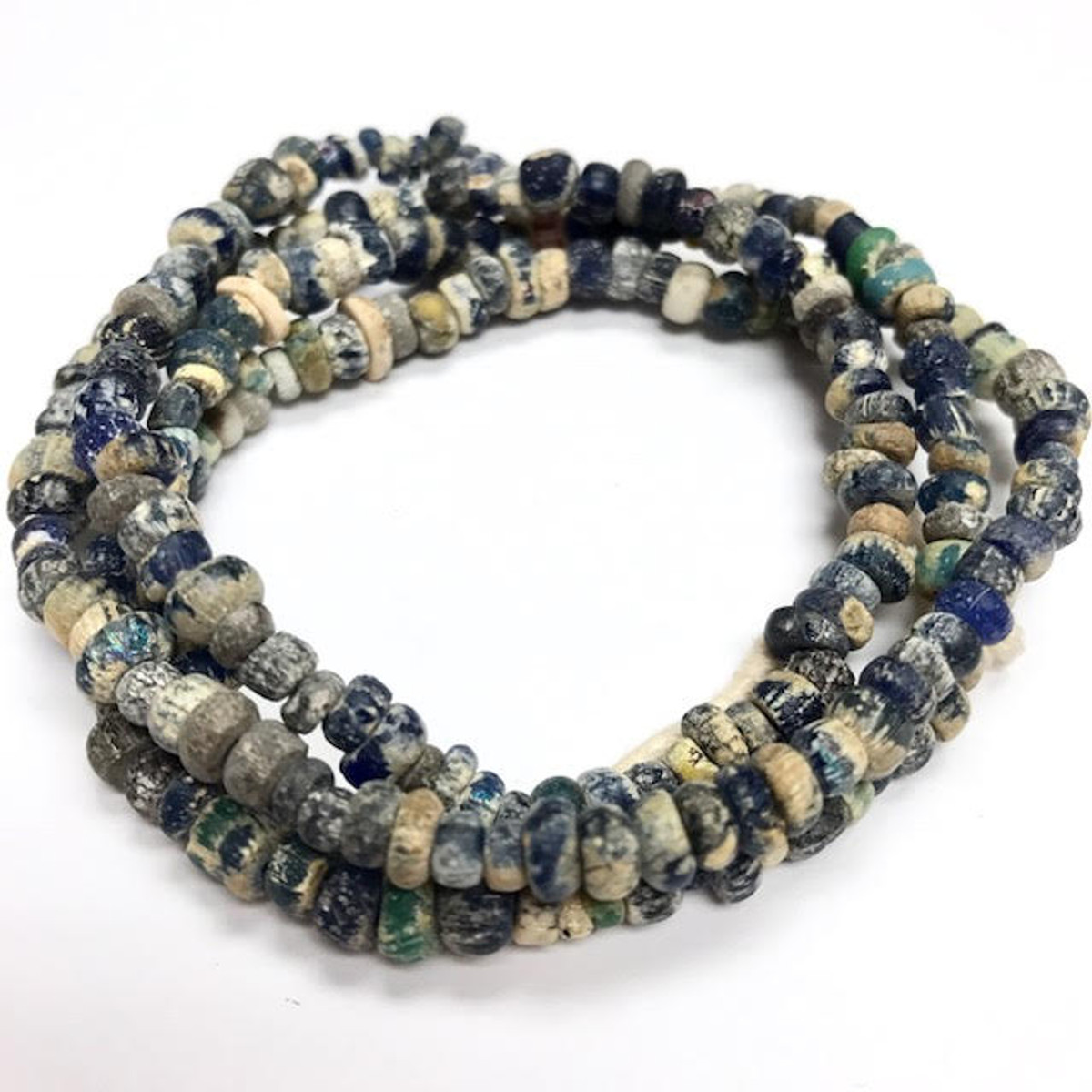 Antique Egyptian Glass Djenne Beads 4-5mm