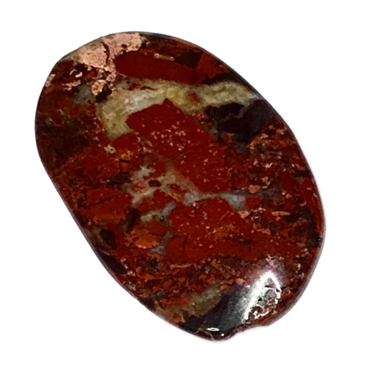 One of a Kind Red Creek Jasper Free Form Cabochon-38 x 24mm-CAB3478 (CAB3478)