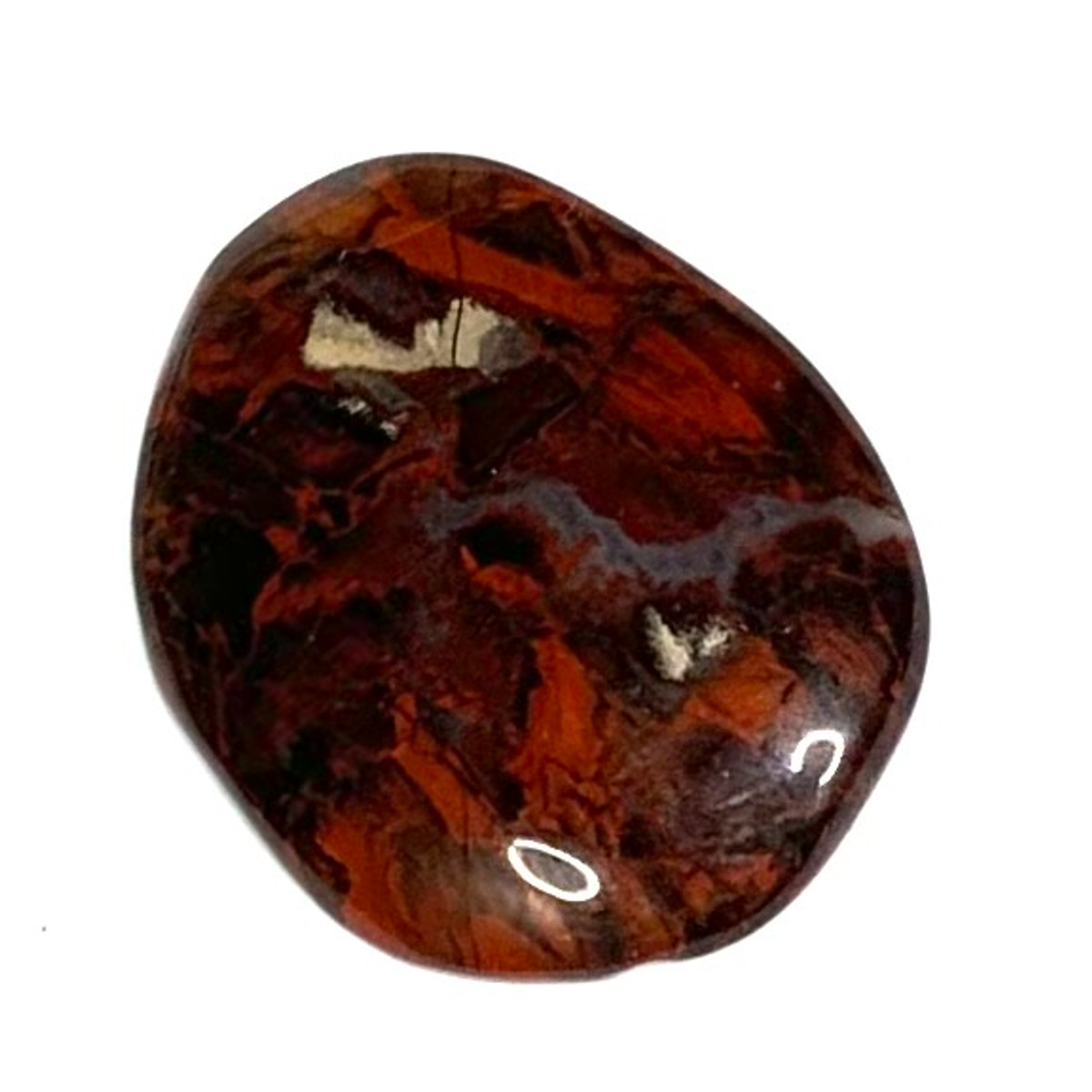 One of a Kind Red Creek Jasper Free Form Cabochon-33 x 25mm-CAB3482 