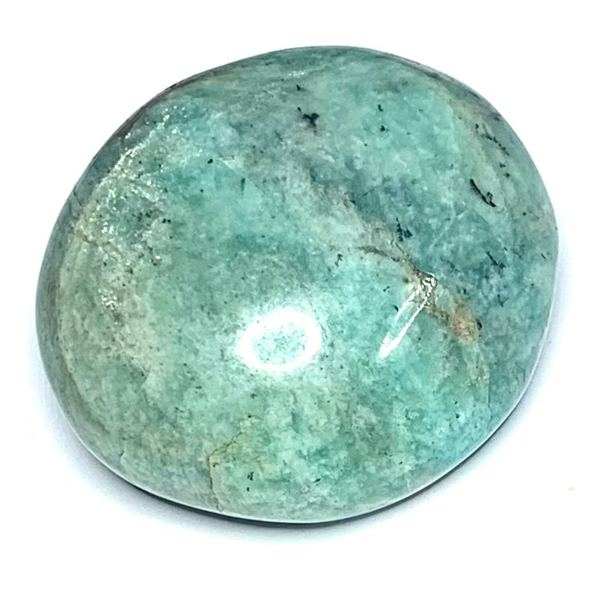 One of a Kind Amazonite Palm Stone-2 x 1 3/4" (NC4685)
