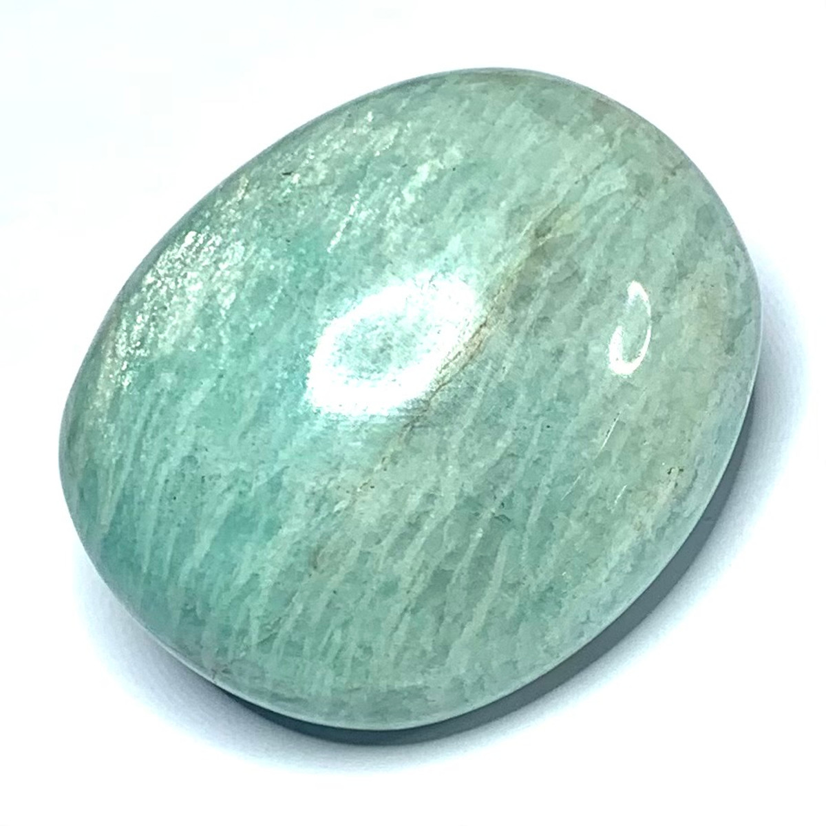One of a Kind Amazonite Palm Stone-2 x 1 3/4"-NC4687 (NC4687)
