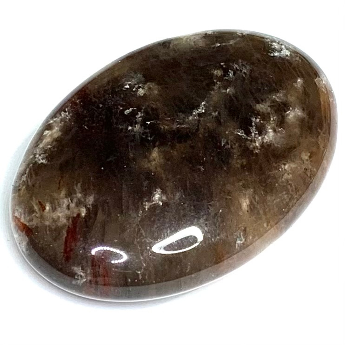 Add a Product - One of a Kind Fire Quartz Palm Stone-1 1/2 x 2 1/4" (NC4801)