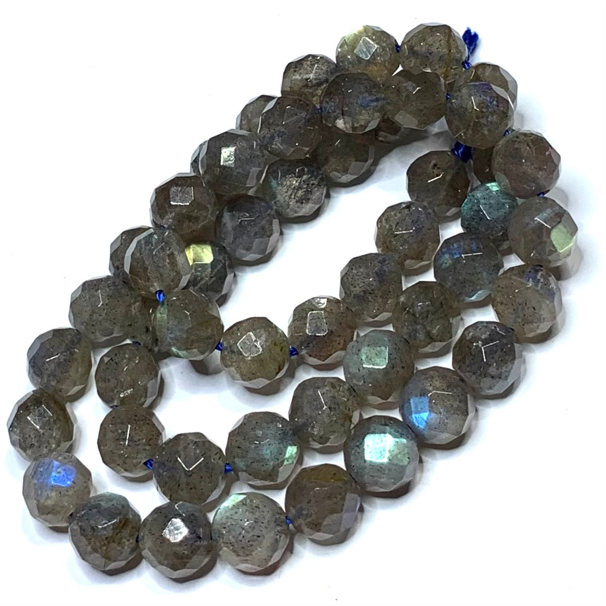 Labradorite Polished Faceted Round Beads-8mm-AA Grade (SP4856)