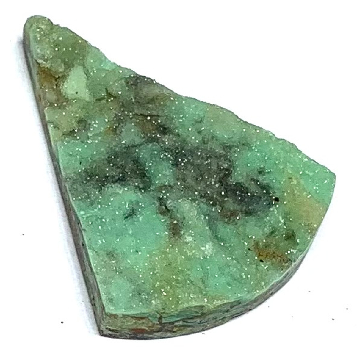 One of a Kind Chrysoprase Druzy Cabochon-34 x 26mm (CAB4962)