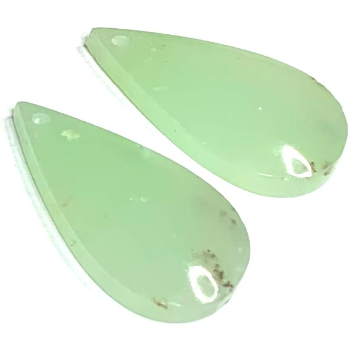 One of a Kind Chrysoprase Earring/Pendant Pair-25 x 13mm (SP4985)