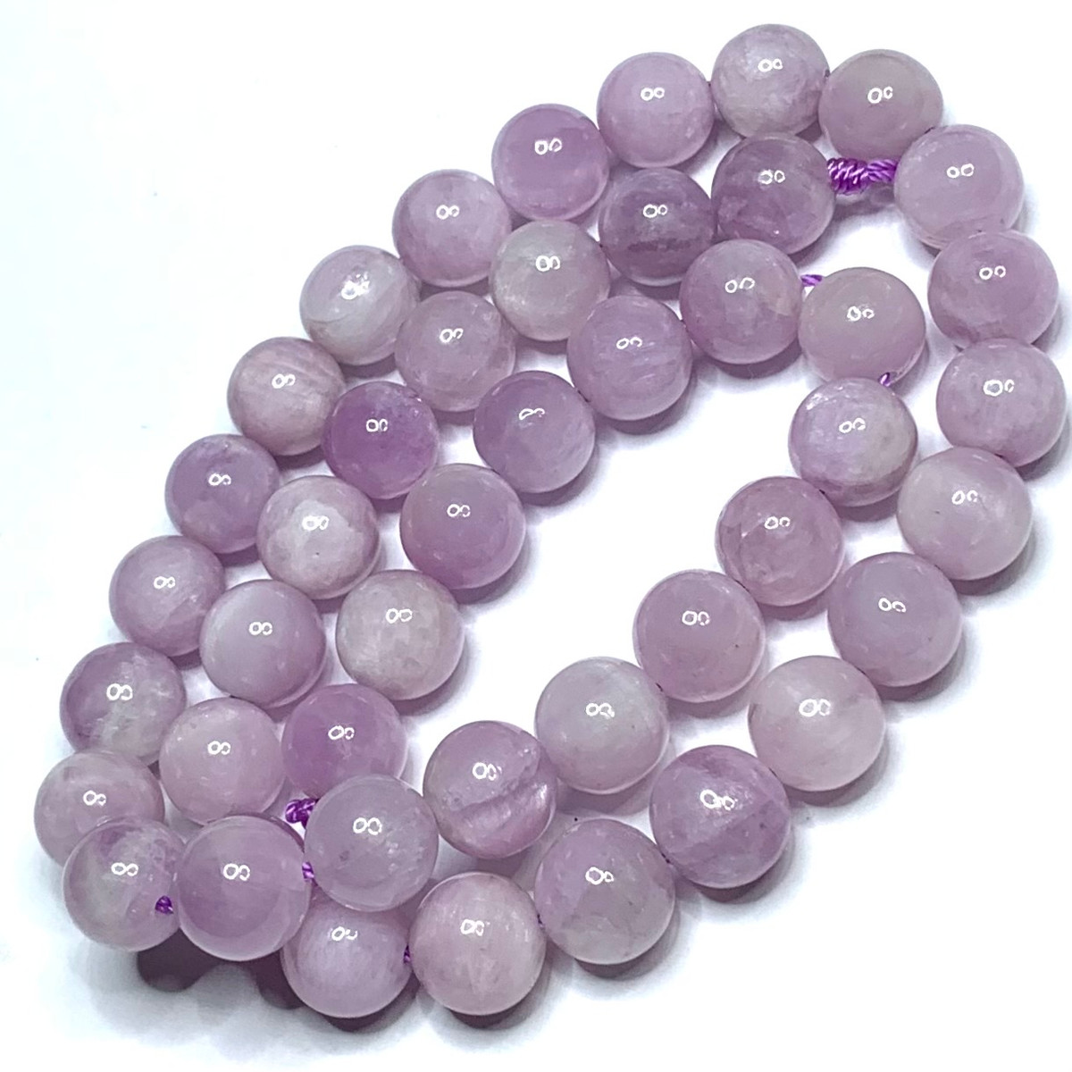 Kunzite Highly Polished Round Beads-8-8.5mm (SP5066)