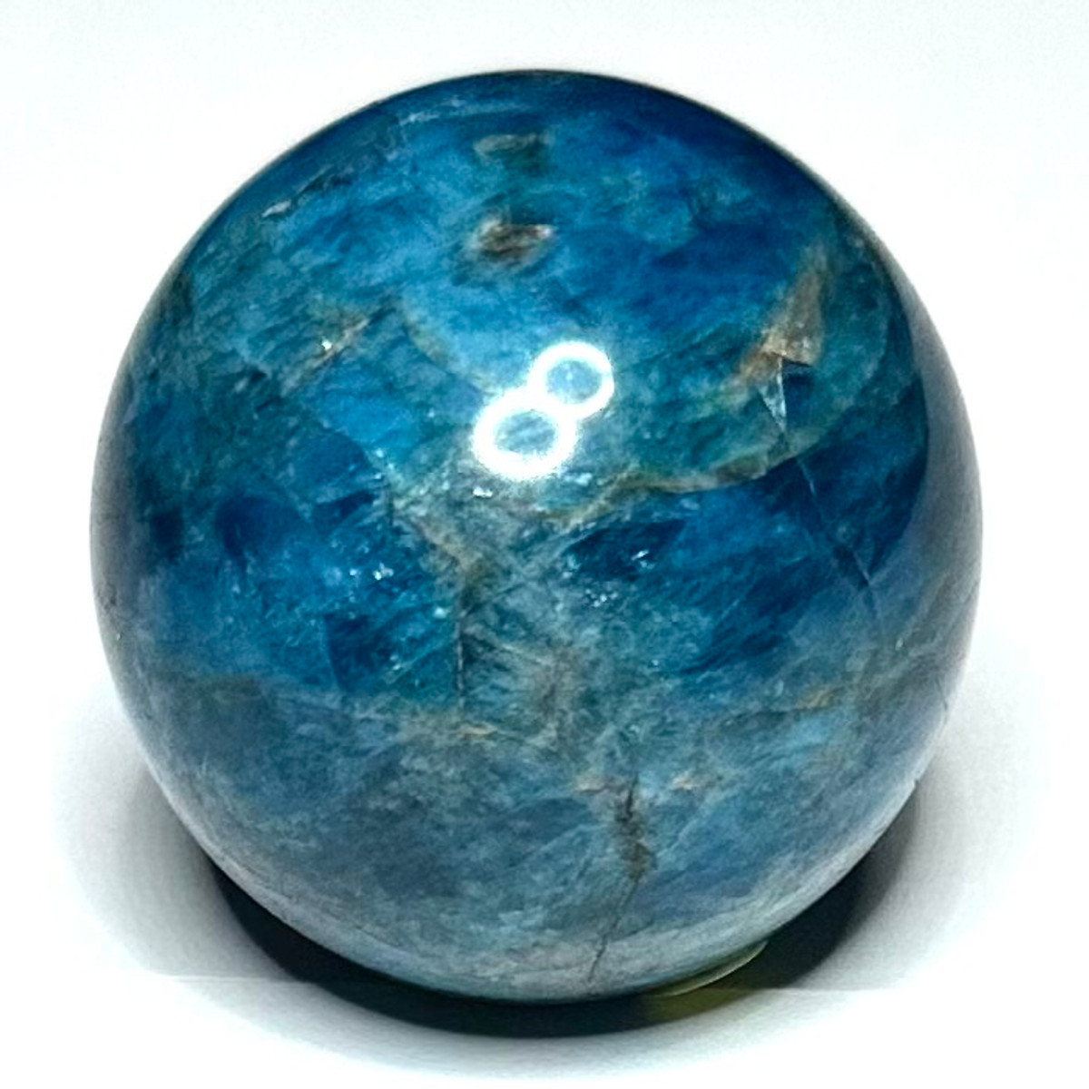 One of a Kind Apatite Stone Sphere-1 1/2"-NC5160 (NC5160)