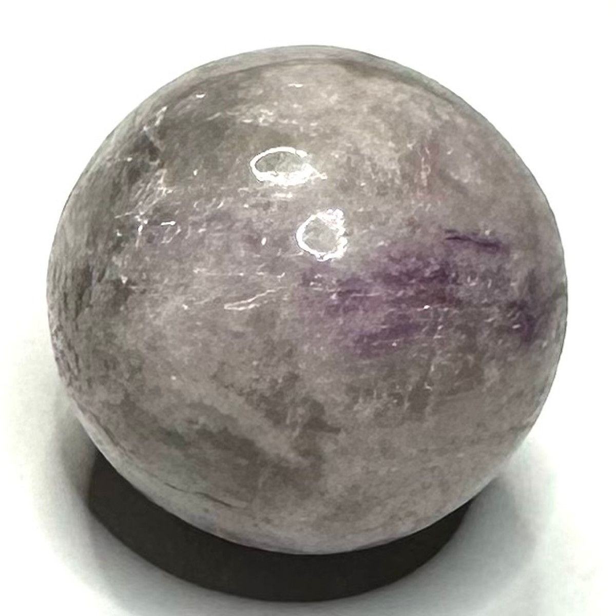 One of a Kind Lepidolite Stone Sphere-1 1/4"-NC5490 (NC5490)
