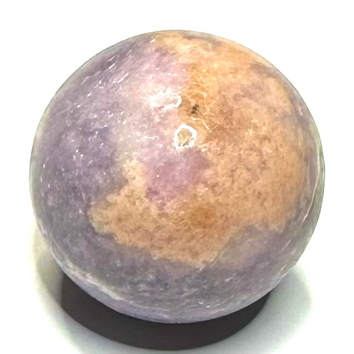 One of a Kind Lepidolite Stone Sphere-1 1/4"-NC5491 (NC5491)