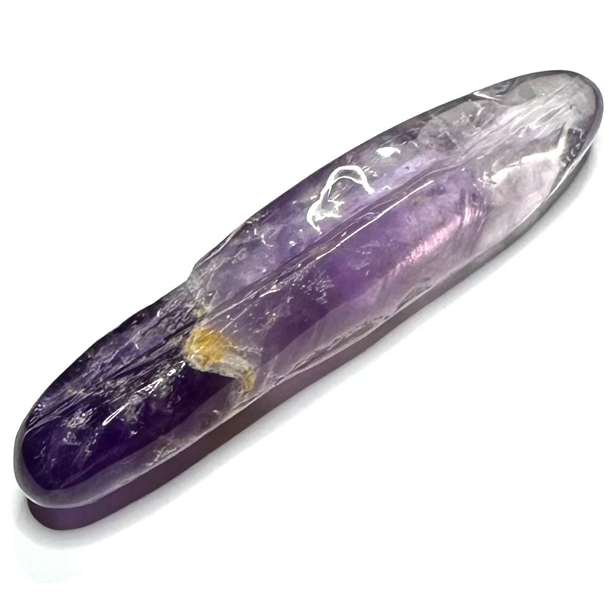 One of a Kind Bahia Amethyst Polished Scepter Stone-3 3/4 x 3/4"