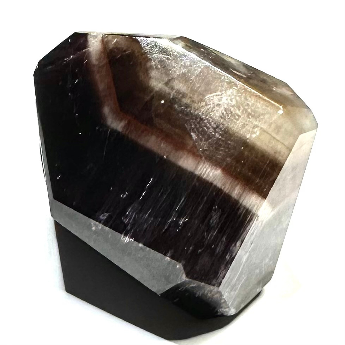 RARE-One of a Kind Trapiche Amethyst Freeform Stone-38 x 30mm (NC5995)