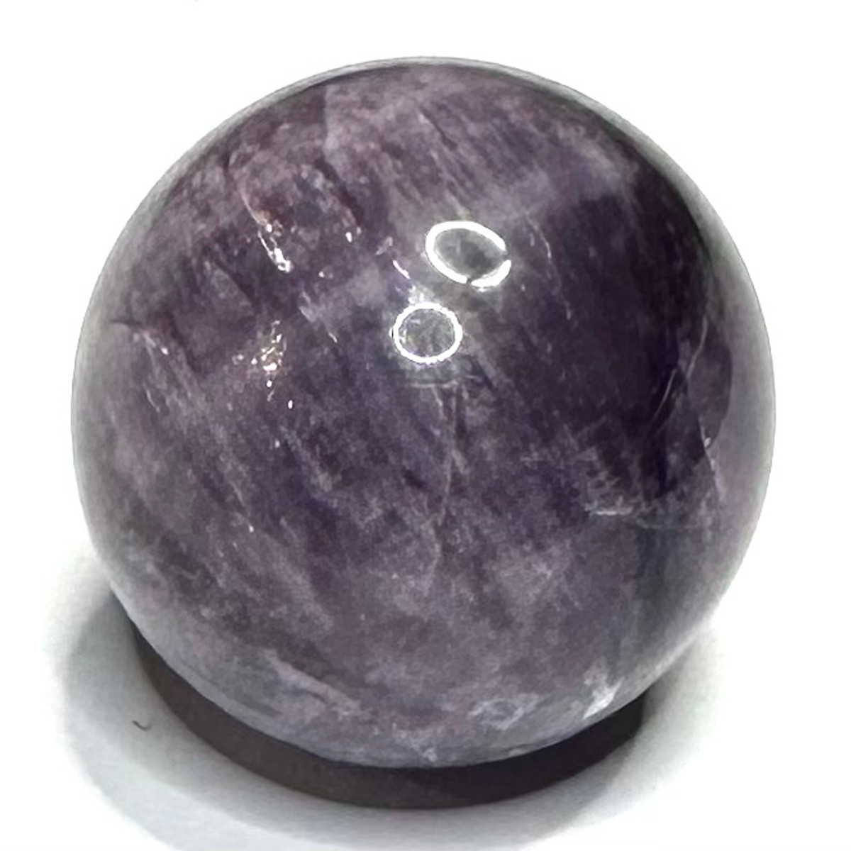 One of a Kind Trapiche Amethyst Mini Sphere Stone-1"