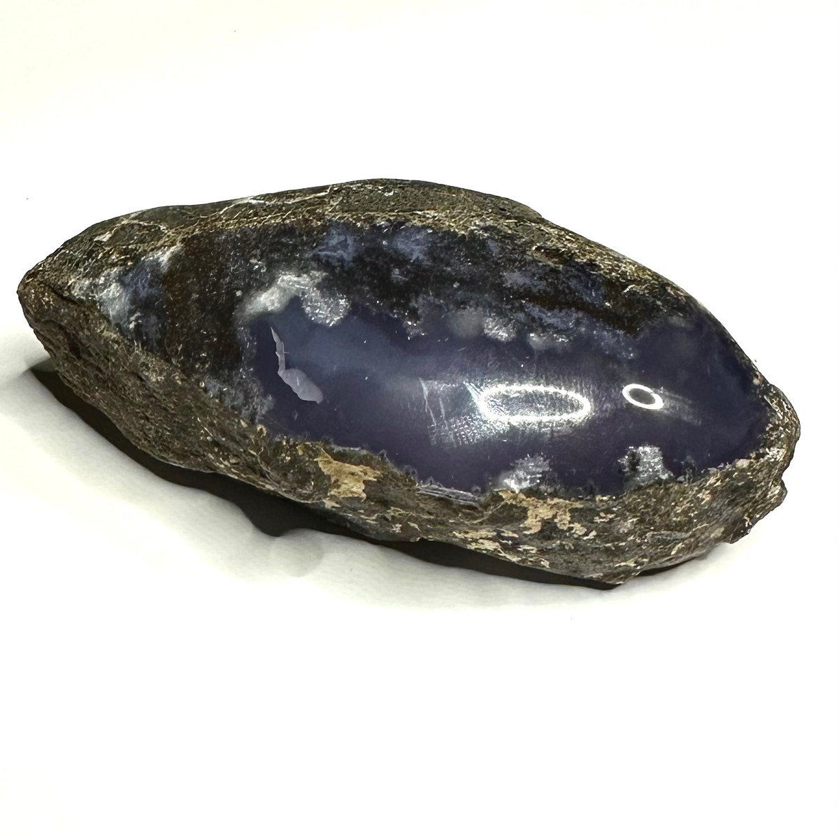 One of a Kind Purple Chalcedony Specimen Stone-3 1/2 x 1 1/2"