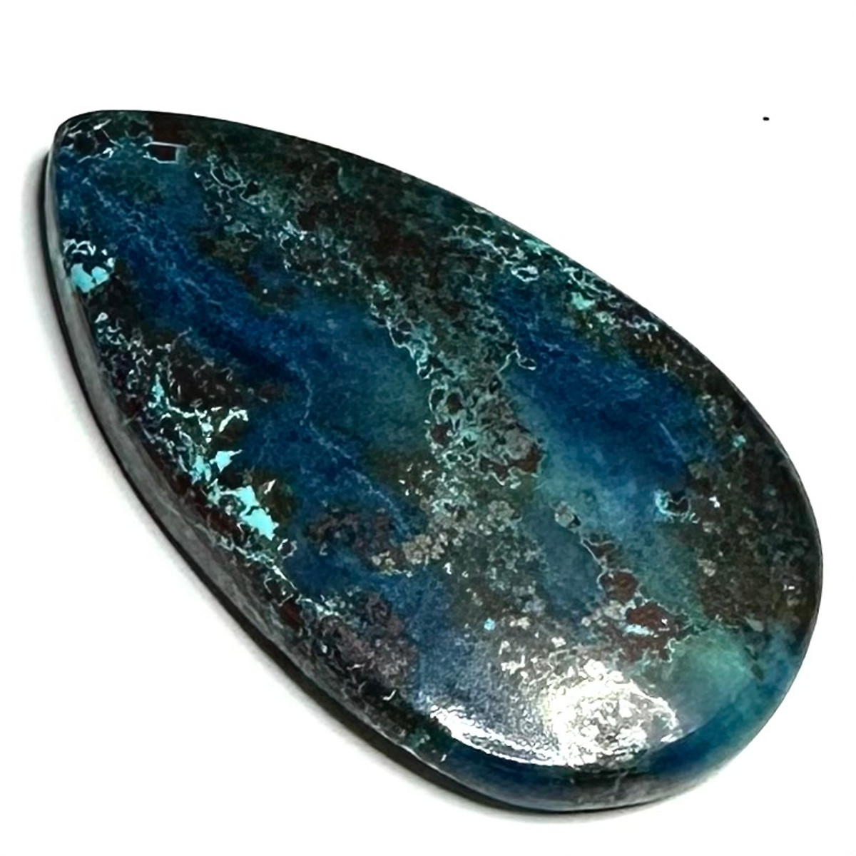 One of a Kind Chrysocolla Cabochon-40 x 25mm