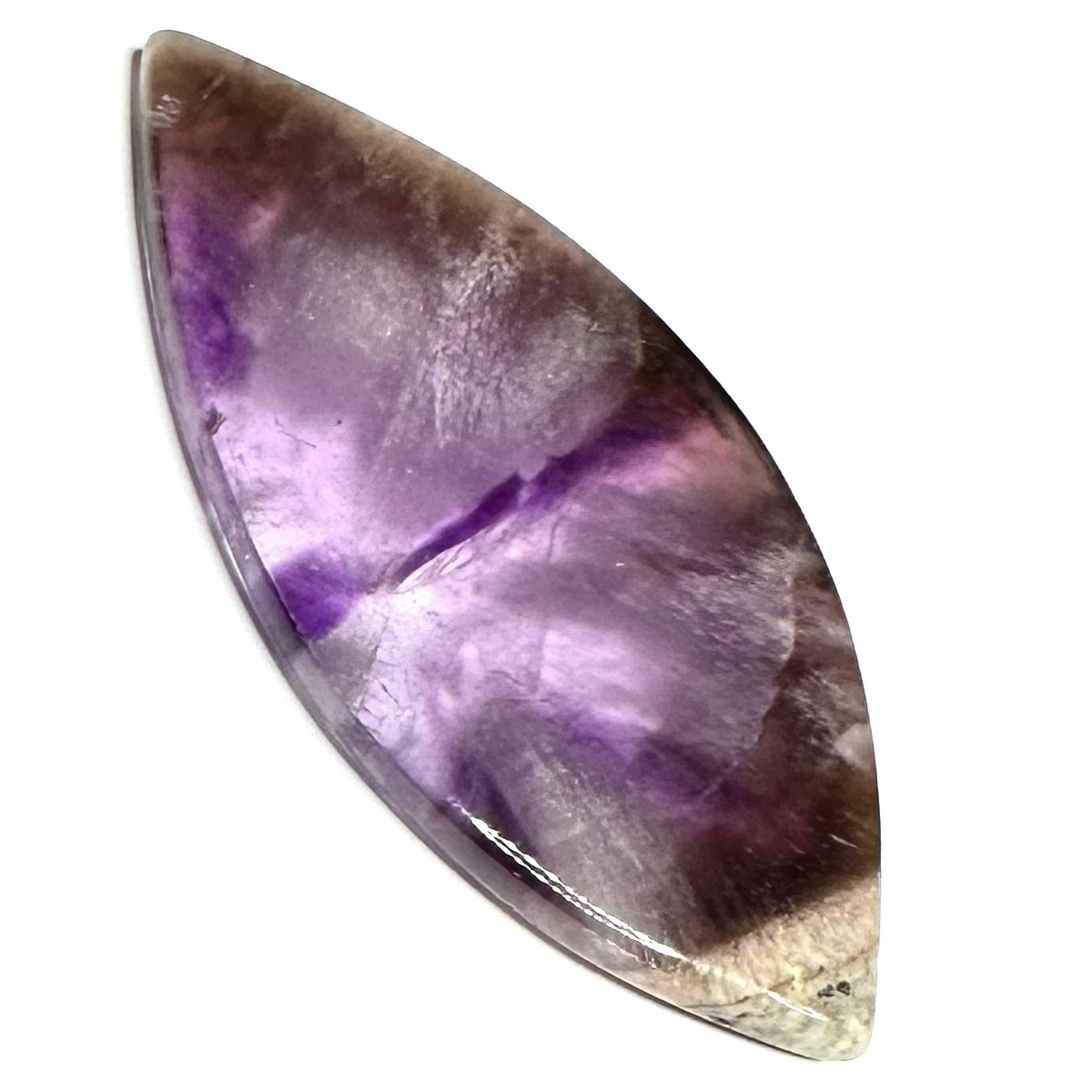 RARE-One of a Kind Trapiche Amethyst Cabochon-62 x 29mm