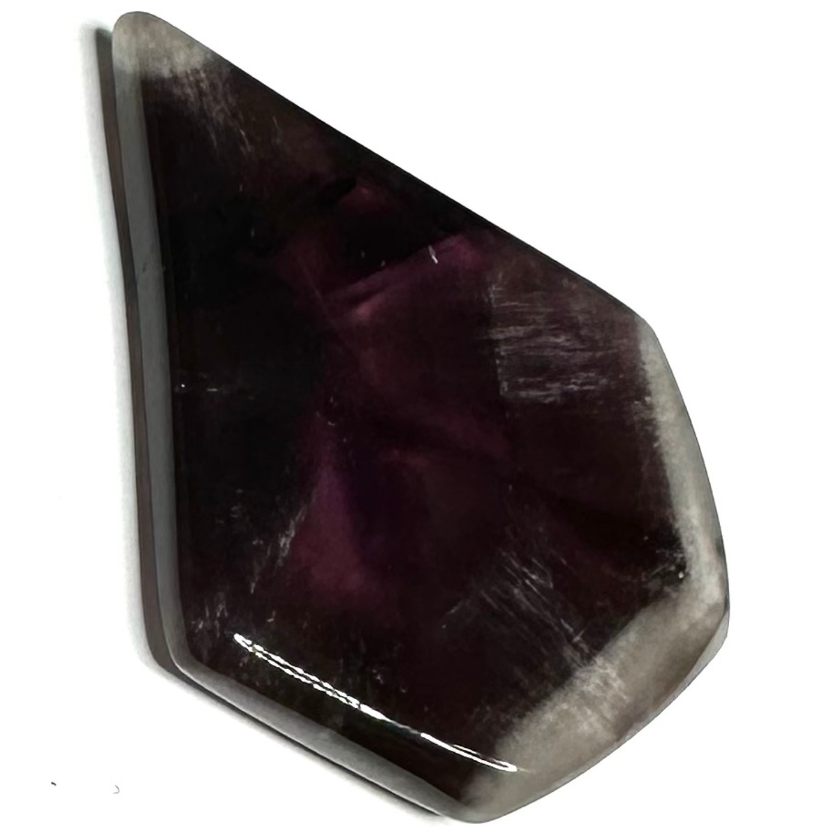 RARE-One of a Kind Trapiche Amethyst Cabochon-46 x 36mm