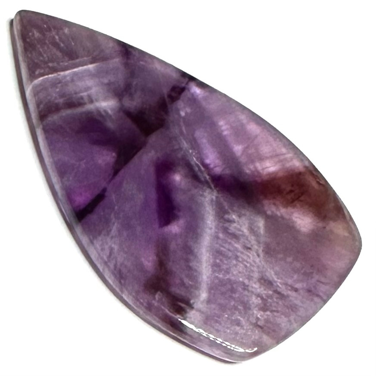 RARE-One of a Kind Trapiche Amethyst Cabochon-50 x 30mm