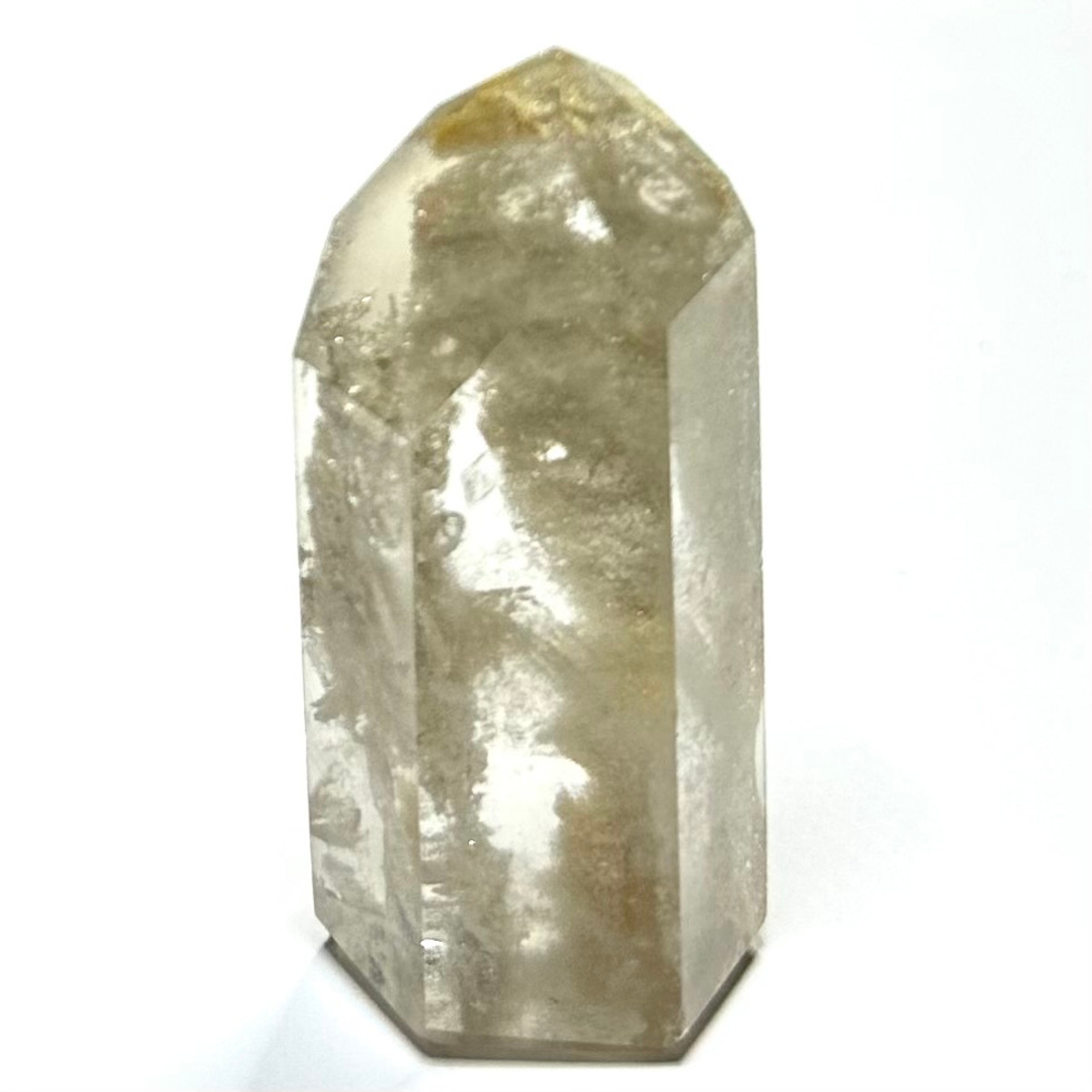 One of a Kind Garden Quartz with Rainbow Inclusions Mini Stone Tower-2 1/4 x 1"