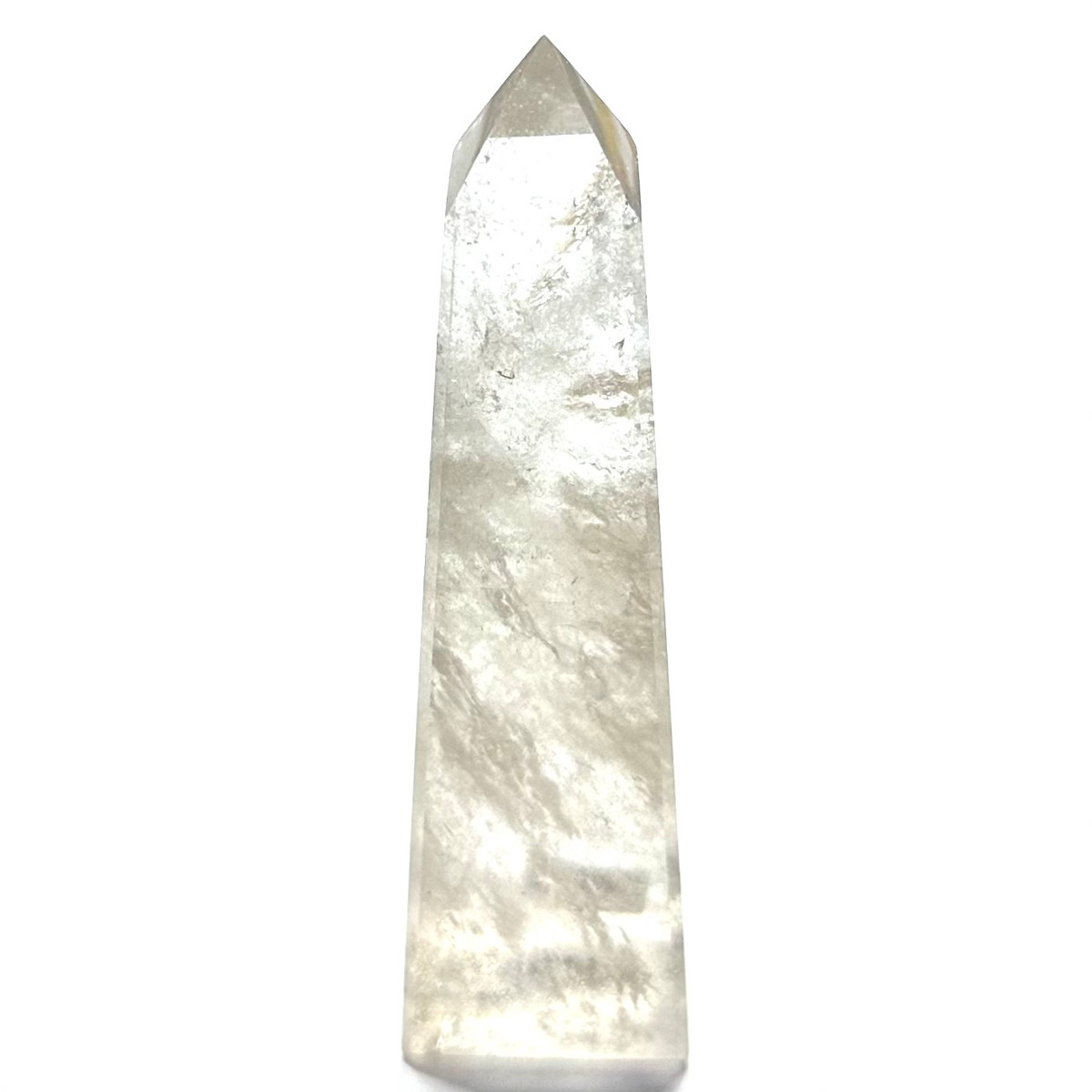 One of a Kind Quartz Crystal with Rainbow Inclusions Tower-3 3/4 x 1 1/4"