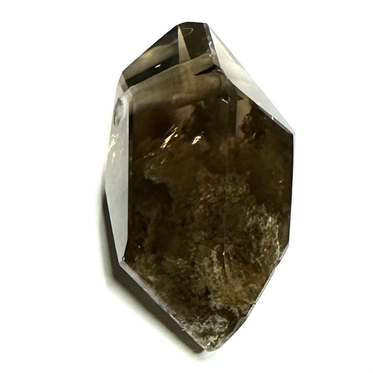 One of a Kind Lodalite Freeform Stone Pendant-42 x 23mm