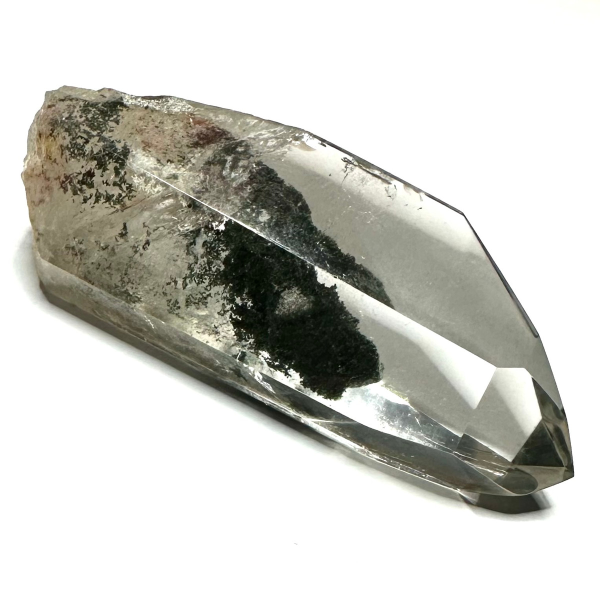 One of a Kind Partially Polished Garden Quartz Terminated Point-2 1/2 x 1"