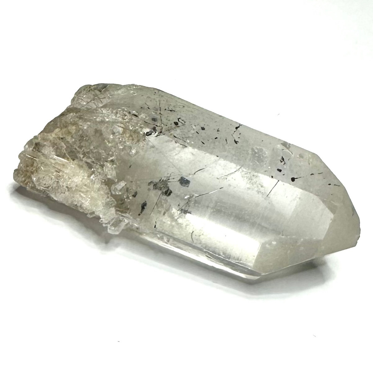 One of a Kind Partially Polished Lemurian Quartz Crystal Terminated Point-2 1/4 x 1"