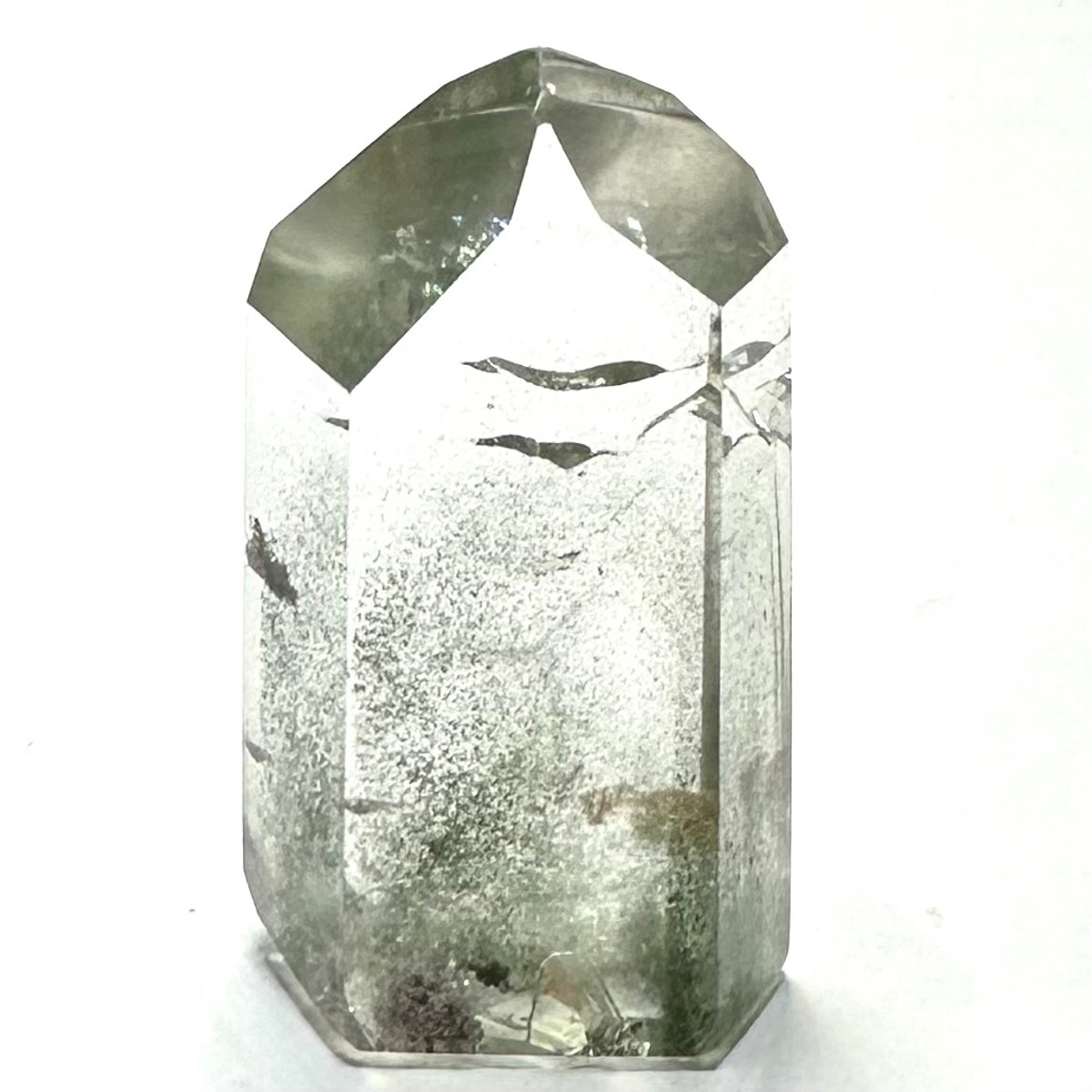 One of a Kind Garden Quartz with Rainbow Inclusions Mini Stone Tower-2 x 1"