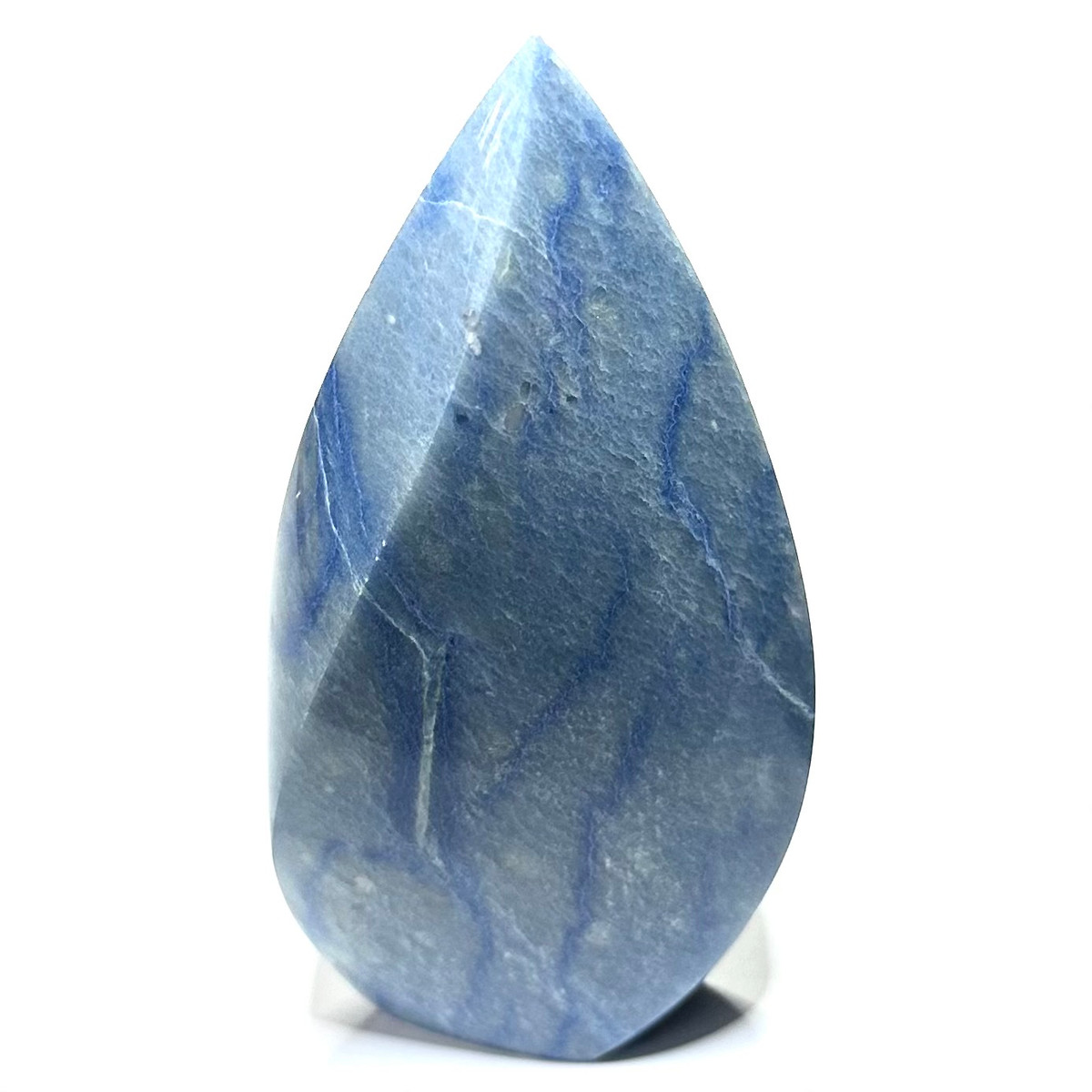 One of a Kind Blue Aventurine Flame Tower-6 x 3"