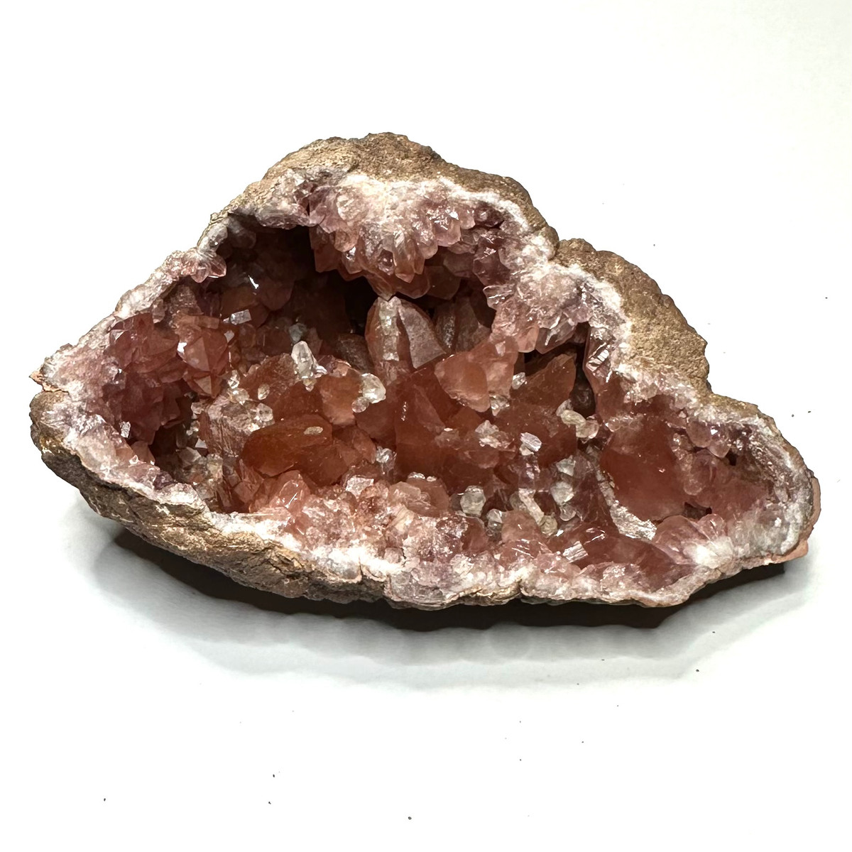 Pink Amethyst Quartz Geode-3 1/4 x 2 3/4"-NC7366