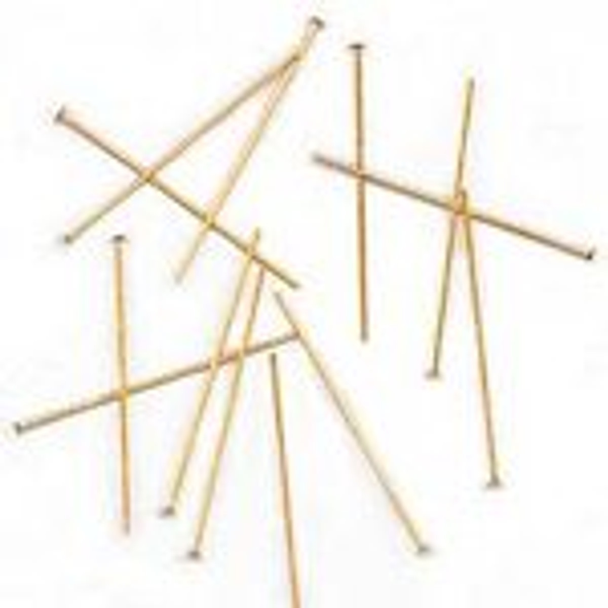 14K Gold Filled Flat Head Pins