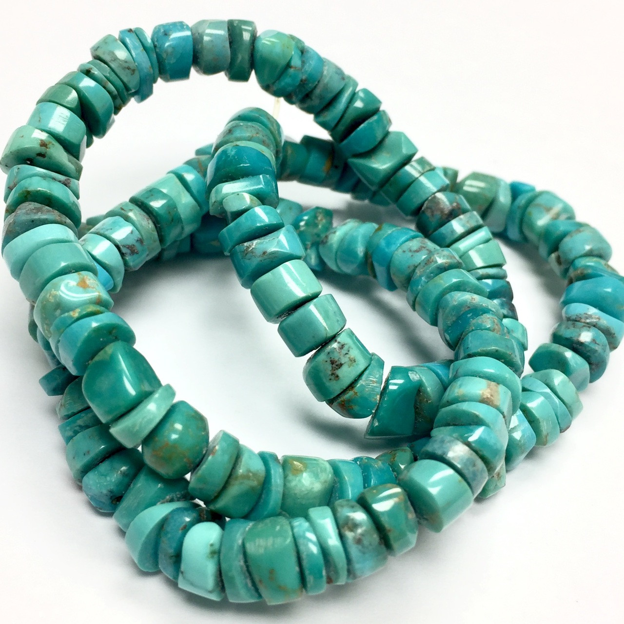 Turquoise Heishi Beads-6-7mm - A Grain of Sand