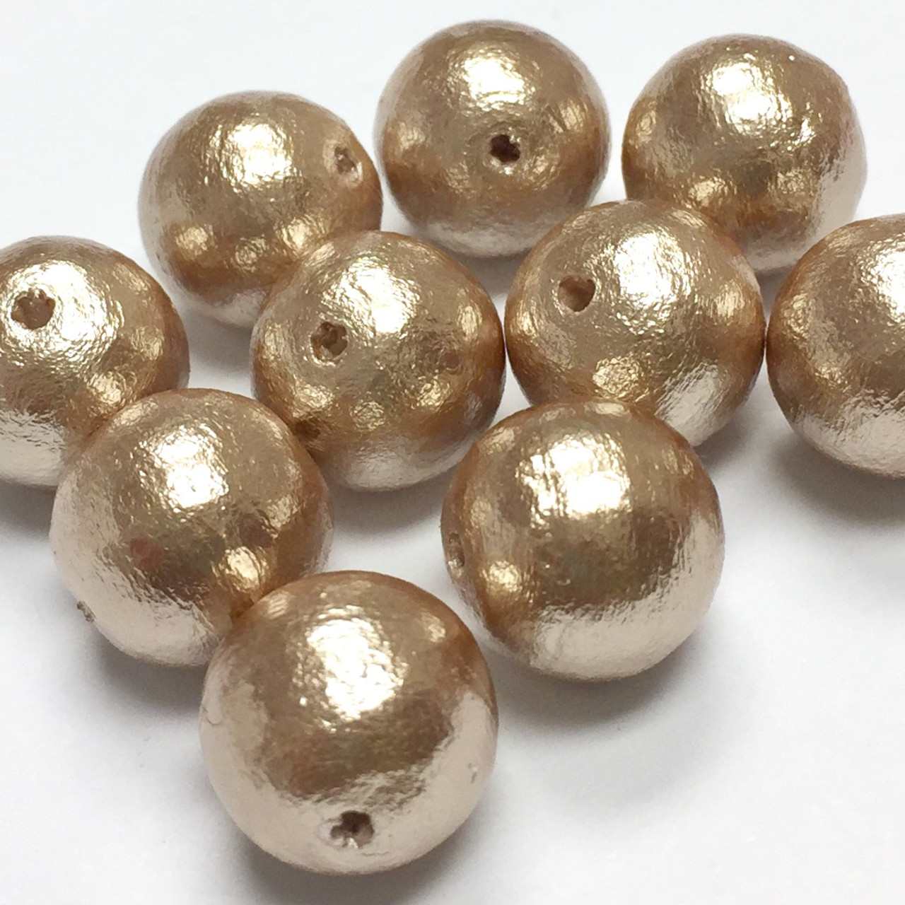 Miyuki Cotton Pearl Beads-12mm-Beige