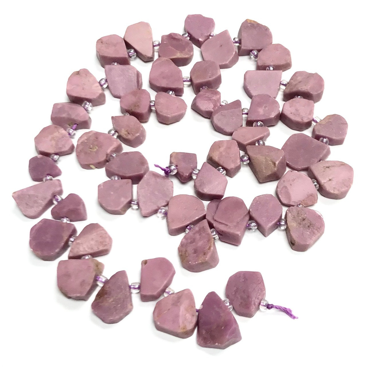 Phosphosiderite Beads, Purple Gemstone Beads